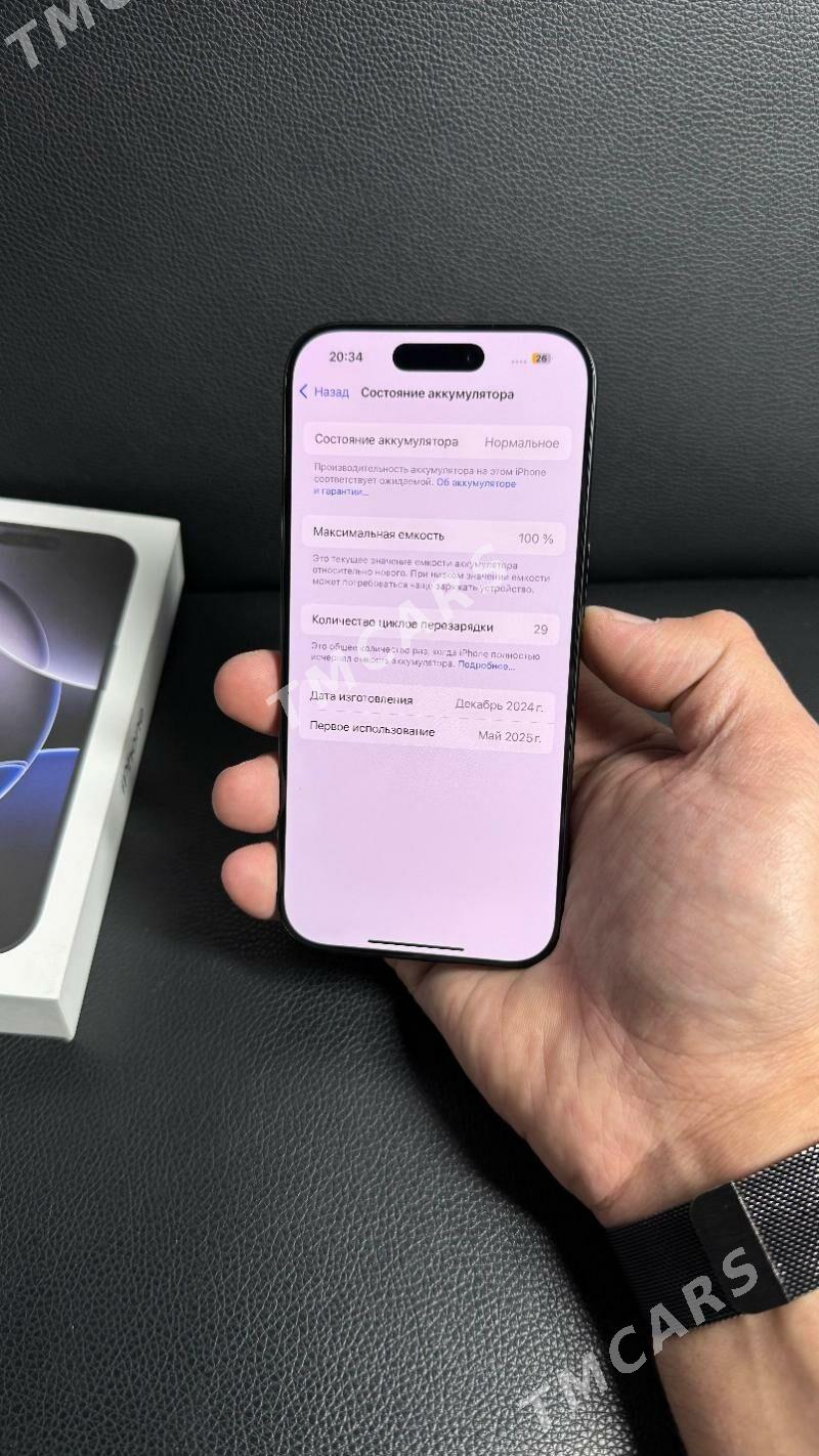 iPhone 16 Pro Gara 2 sim100% - Ашхабад - img 8