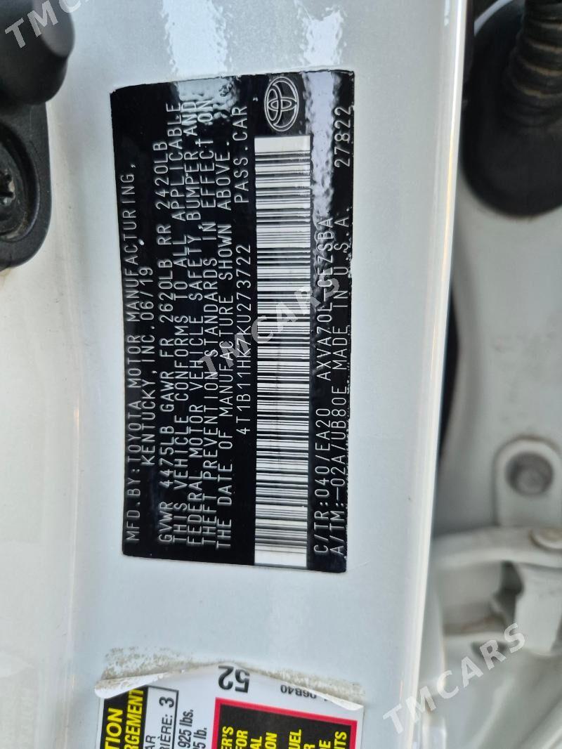 Toyota Camry 2019 - 294 000 TMT - Aşgabat - img 9