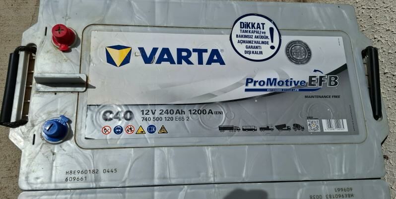 аккумялятр Varta12V 240Ah 1 500 TMT - Ашхабад - img 3