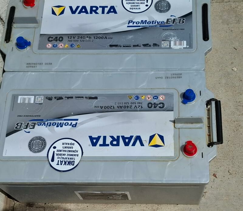 аккумялятр Varta12V 240Ah 1 500 TMT - Ашхабад - img 2