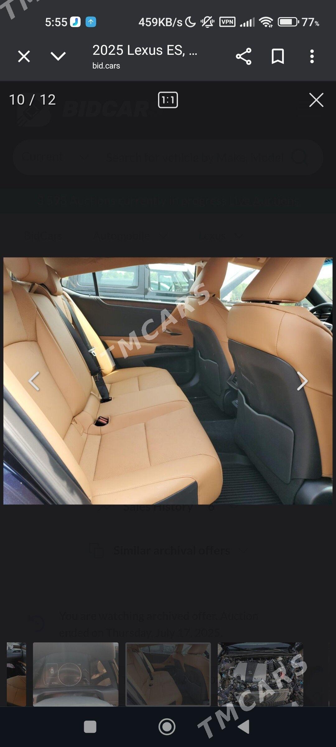 Lexus ES 350 2025 - 400 000 TMT - Mary - img 5
