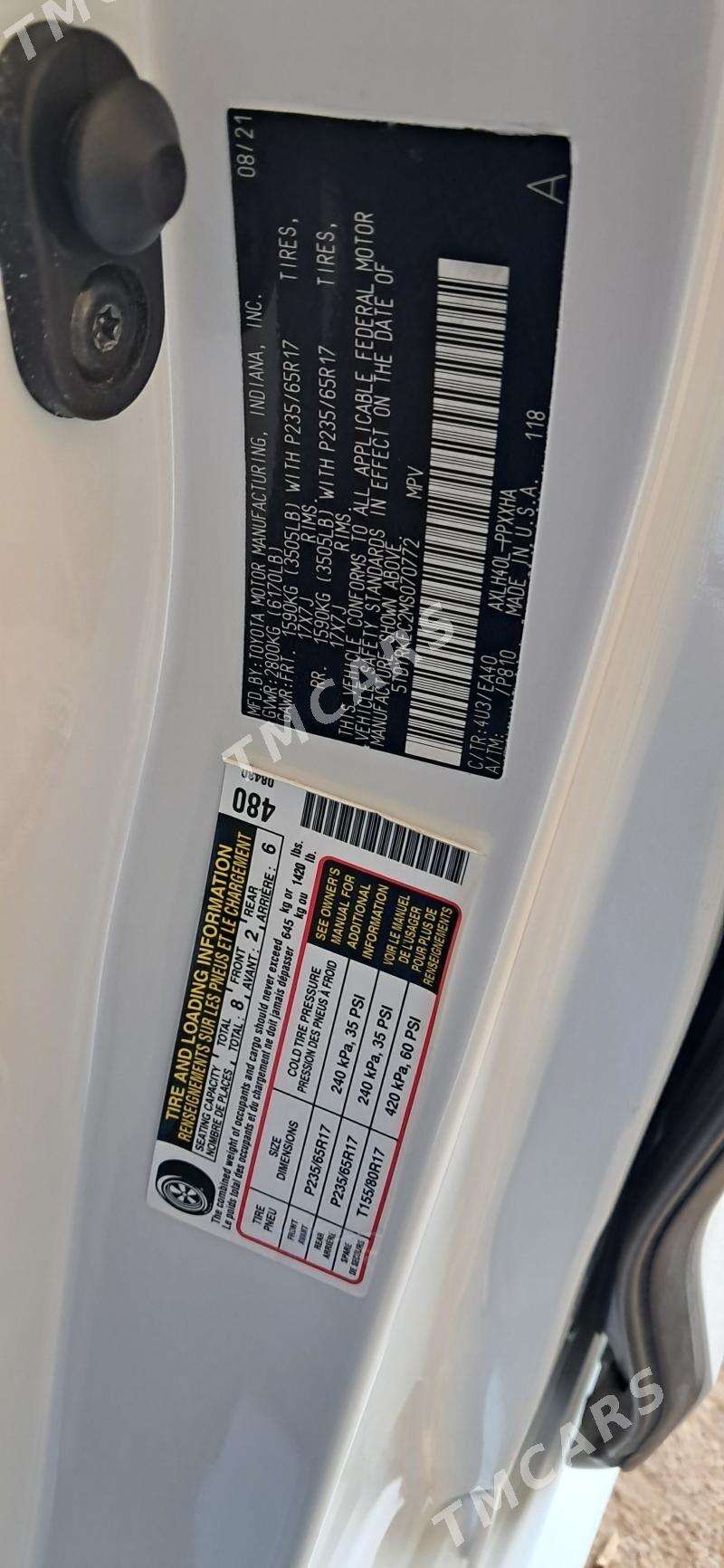 Toyota Sienna 2021 - 550 000 TMT - Каракумский этрап - img 9