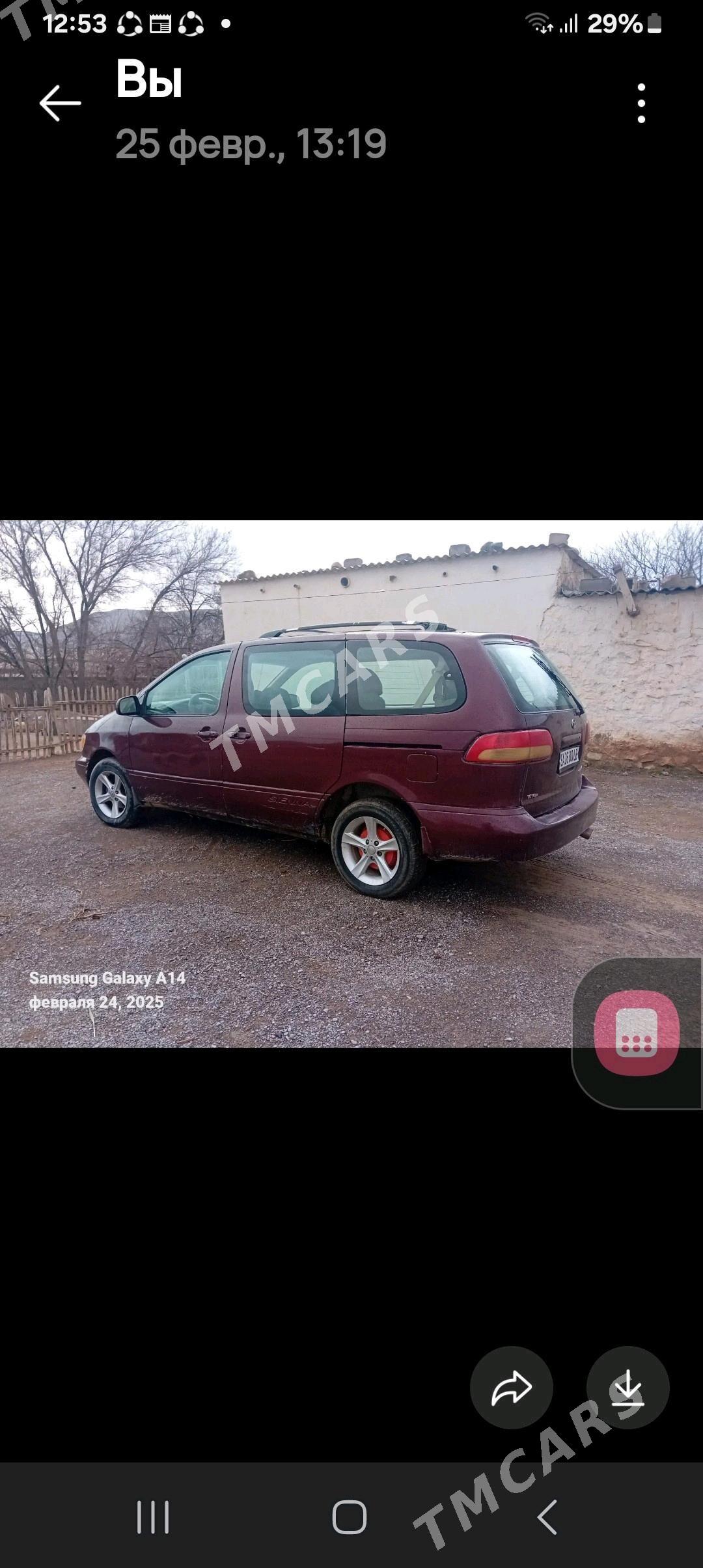 Toyota Sienna 2000 - 103 000 TMT - Койтендаг - img 3