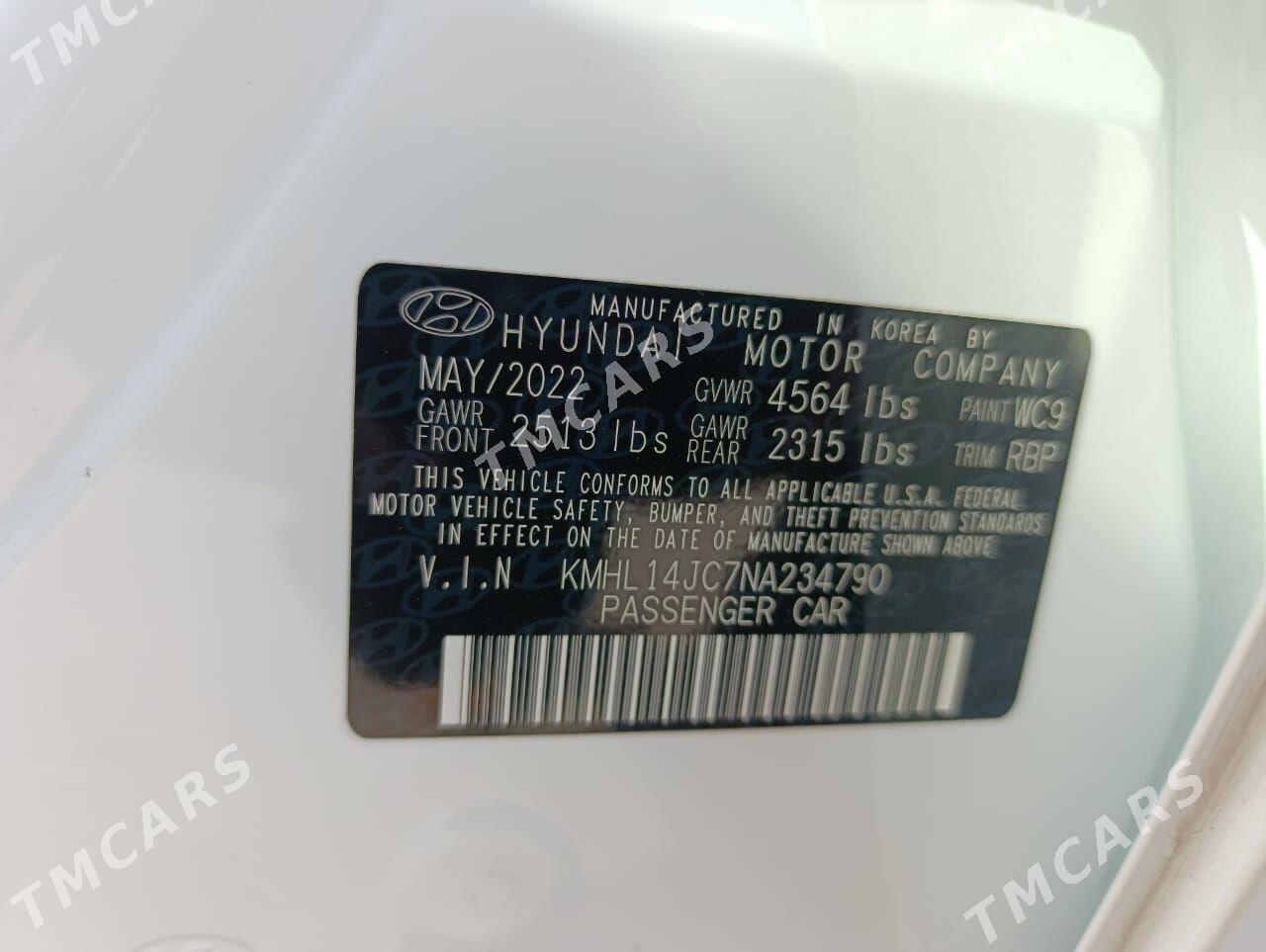Hyundai Sonata 2022 - 365 000 TMT - Ашхабад - img 2