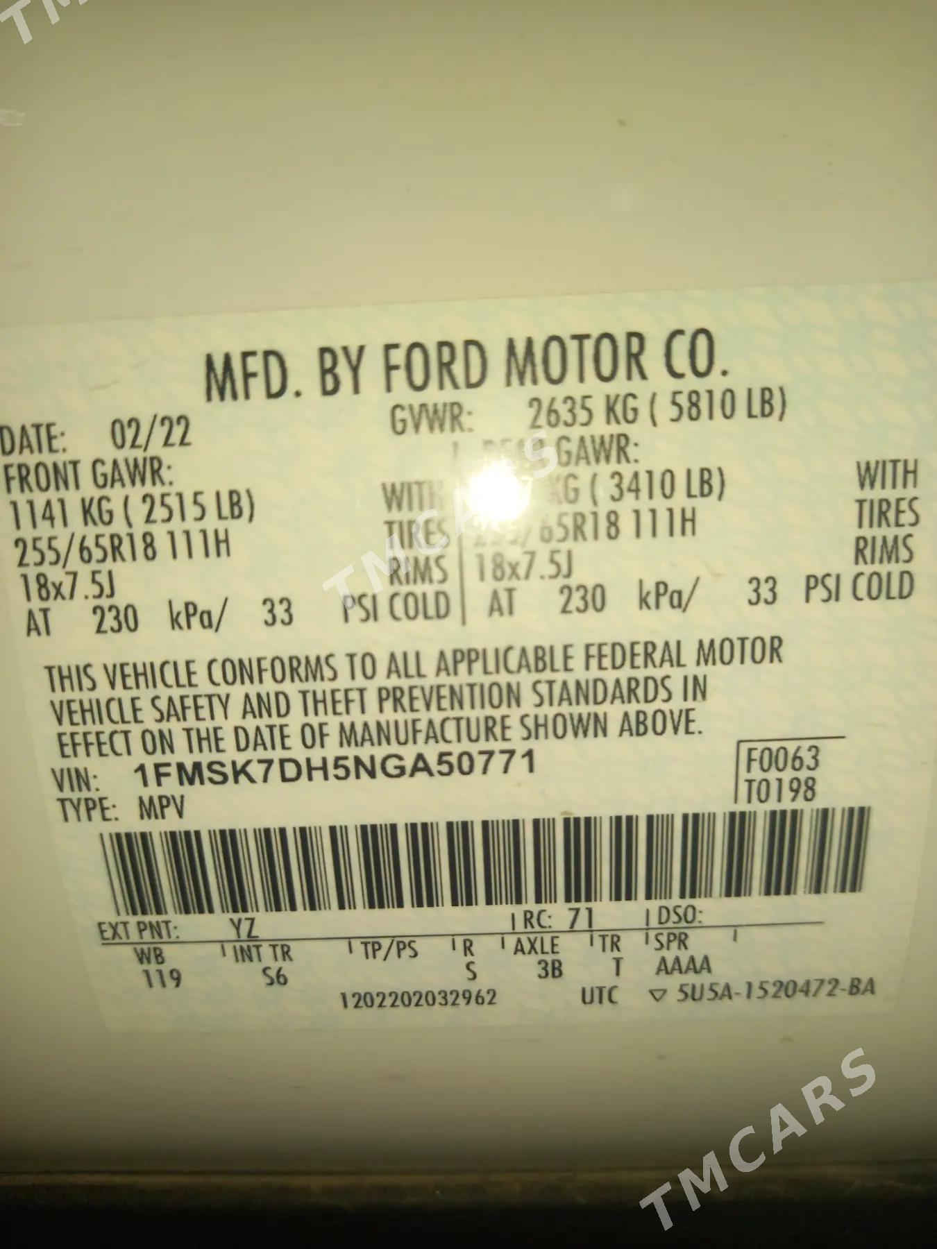 Ford Explorer 2022 - 460 000 TMT - 16-njy tapgyr - img 4