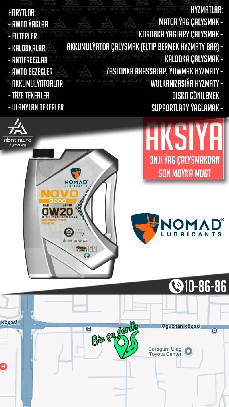 NOMAD MOTOR YAGY МАСЛО - Ашхабад - img 3