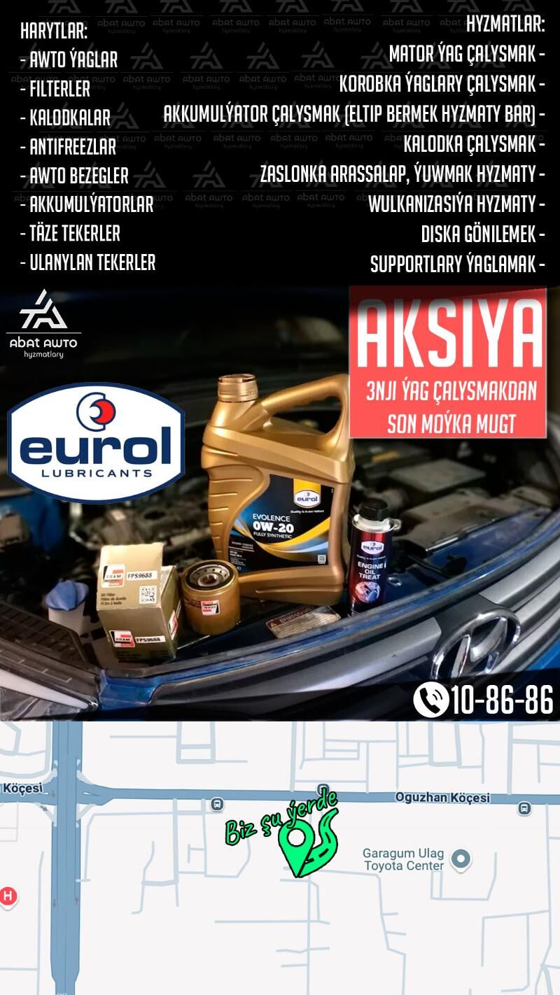 МОТОРНОЕ МАСЛО EUROL MOTOR YAG - Ашхабад - img 4
