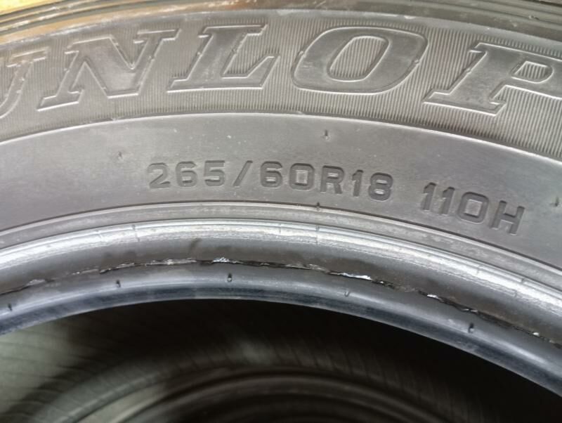 Dunlop 265 60 18 Paşdy Taze 3 100 TMT - Гарадамак - img 1