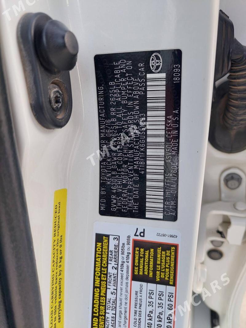 Toyota Camry 2016 - 262 000 TMT - Ашхабад - img 10
