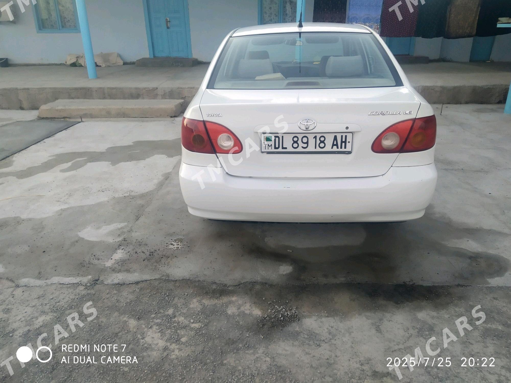 Toyota Corolla 2003 - 120 000 TMT - Теджен - img 3