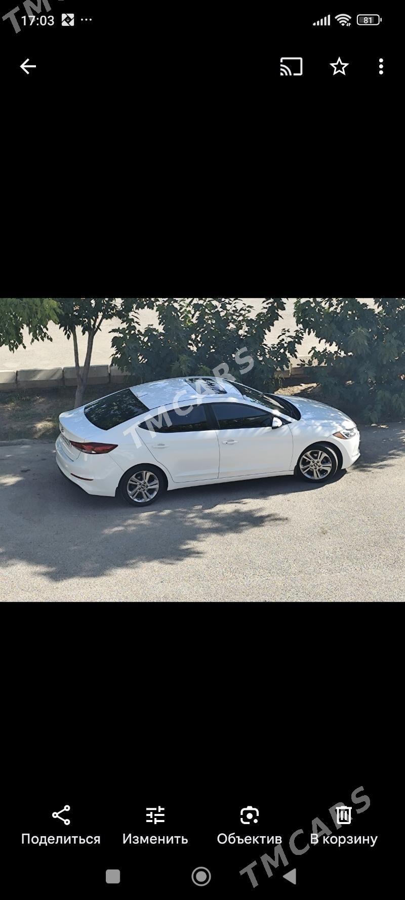Hyundai Elantra 2018 - 250 000 TMT - Ашхабад - img 2