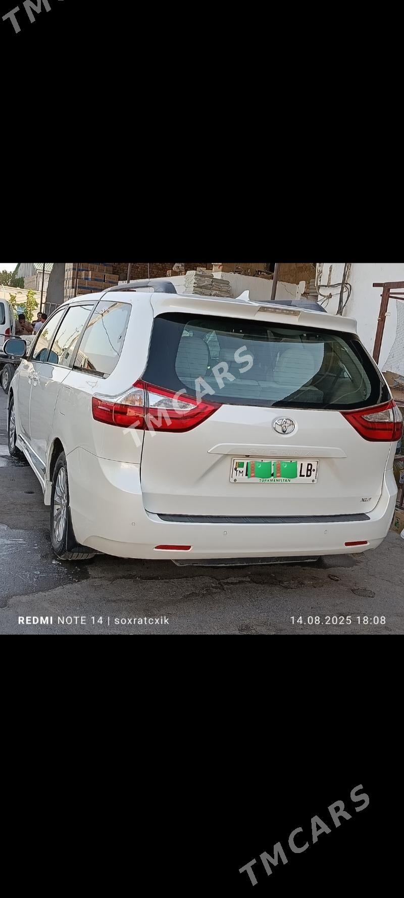Toyota Sienna 2019 - 500 000 TMT - Туркменабат - img 3