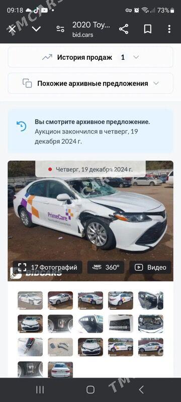 Toyota Camry 2020 - 300 000 TMT - Mary - img 6