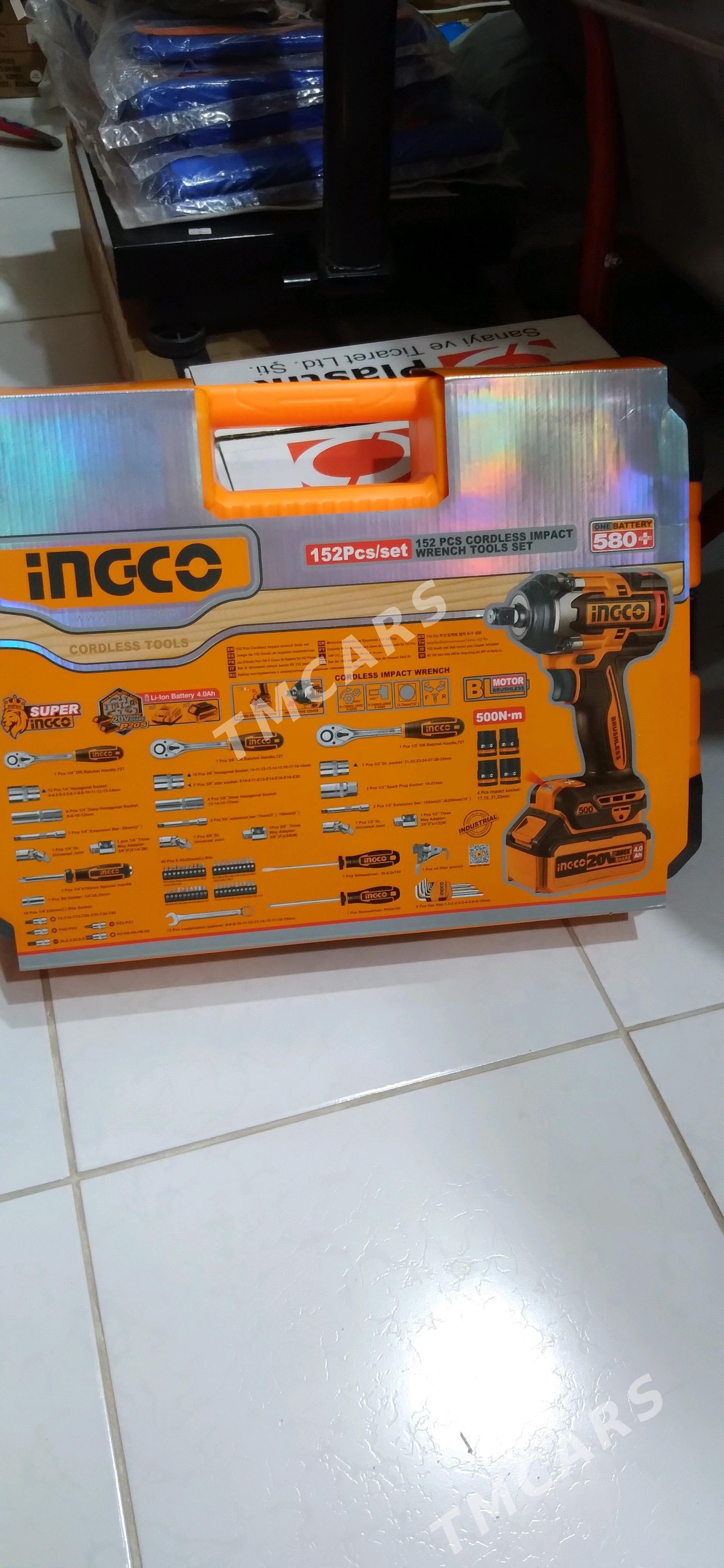 INGCO KAPLEKIT NABOR 152Pcs - Aşgabat - img 2