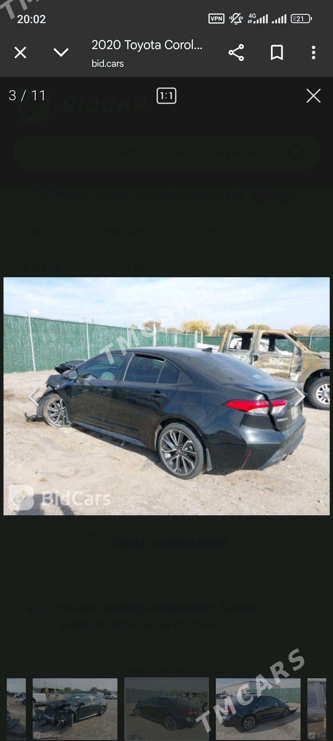 Toyota Corolla 2019 - 245 000 TMT - Aşgabat - img 8