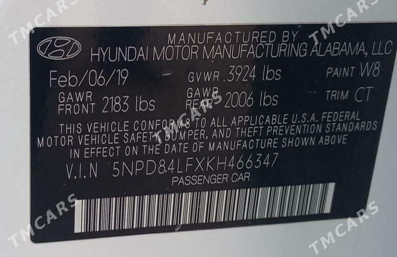 Hyundai Elantra 2019 - 224 000 TMT - Aşgabat - img 2