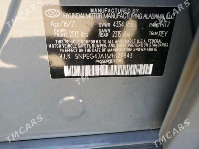 Hyundai Sonata 2021 - 220 000 TMT - Aşgabat - img 9