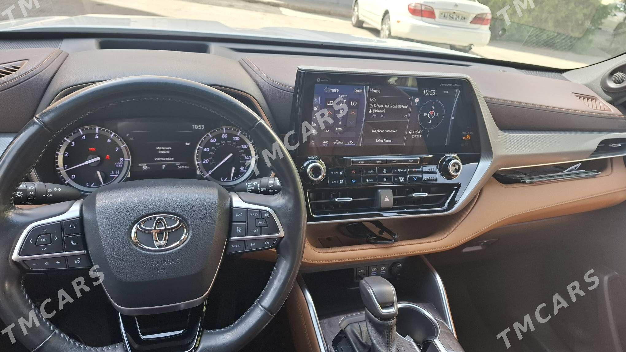 Toyota Highlander 2022 - 1 000 000 TMT - Ашхабад - img 3