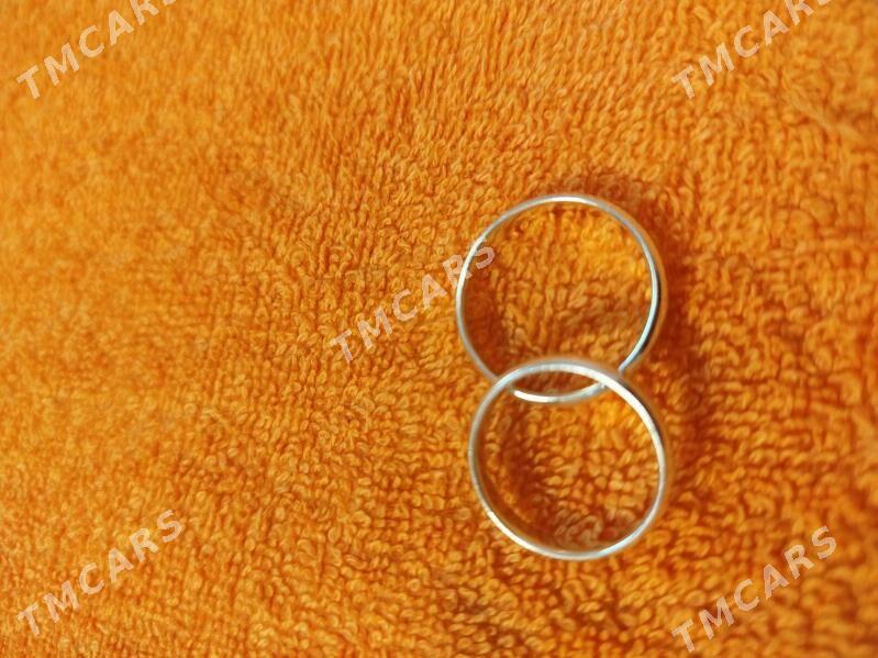 kümüş ýüzük - 9 мкр - img 2