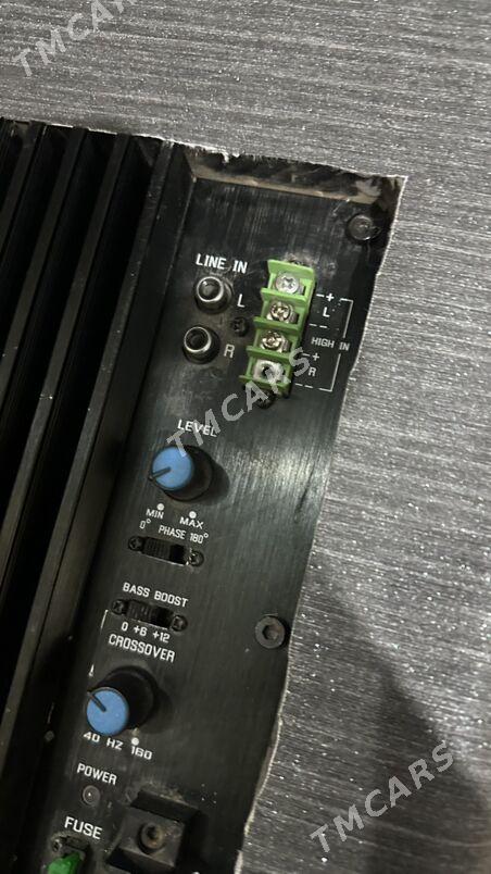 Сабвуфер 10" 1600W + усилитель - Ашхабад - img 2