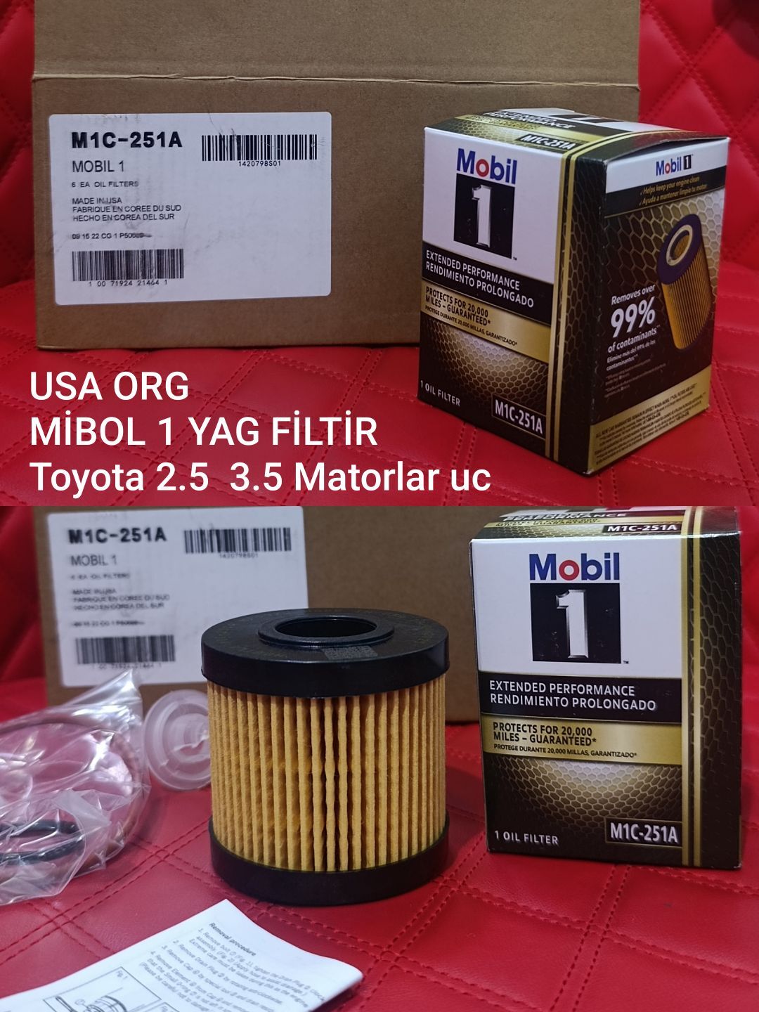 USA ORG MOBİL 1 YAG FİLTİR 170 TMT - 15-й этап - img 3