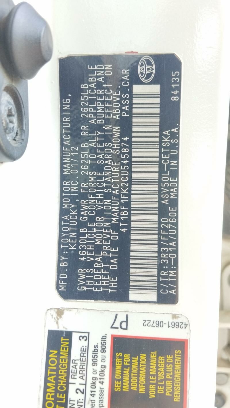 Toyota Camry 2012 - 220 000 TMT - Türkmenabat - img 7