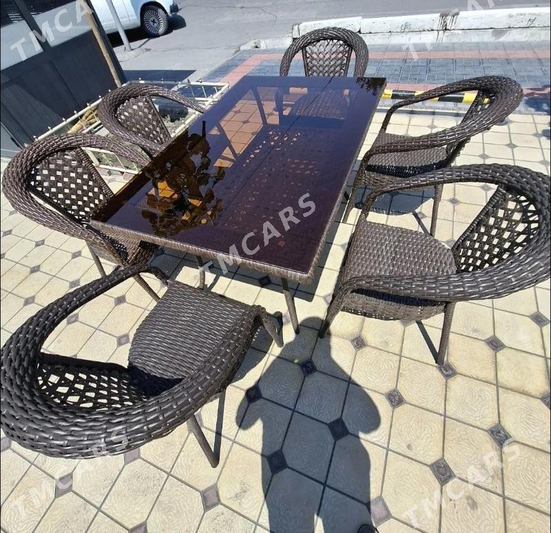 rattan Stol Stul Стол Стул - Ашхабад - img 1