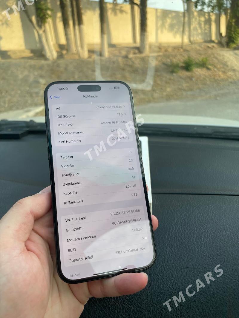 Iphone 16Pro Max 1TB 2sim - Ашхабад - img 2