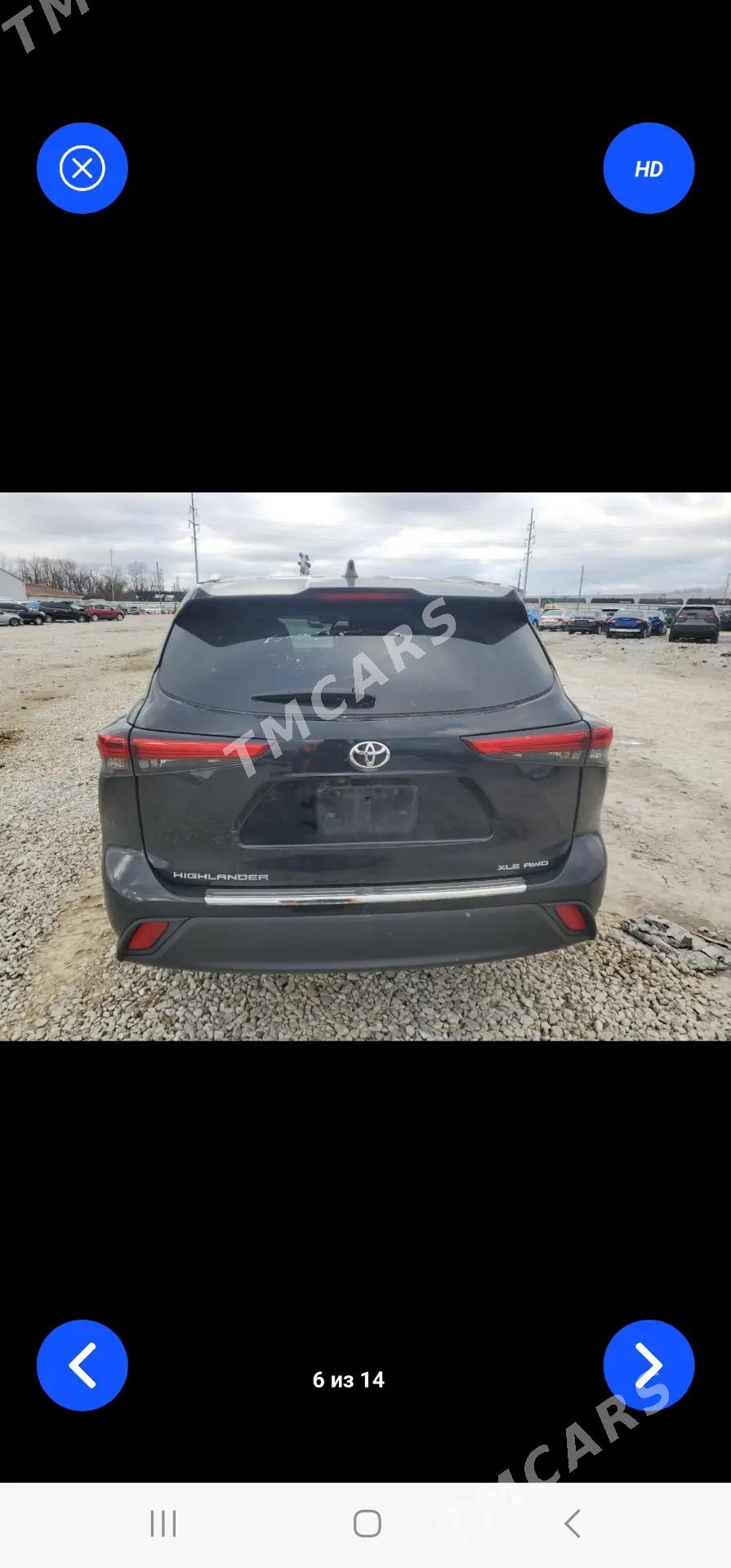 Toyota Highlander 2022 - 500 000 TMT - Ёлётен - img 5