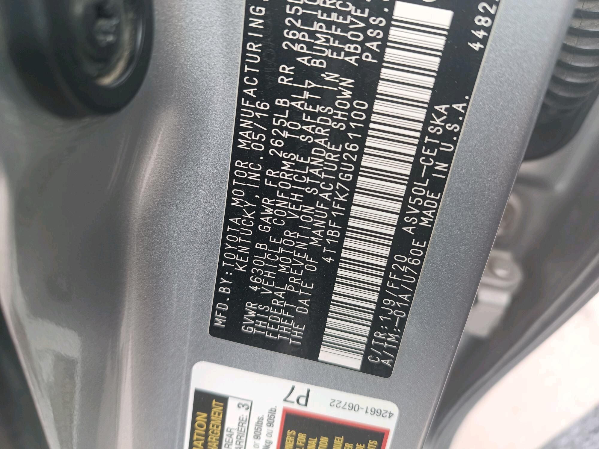Toyota Camry 2016 - 270 000 TMT - Ашхабад - img 9