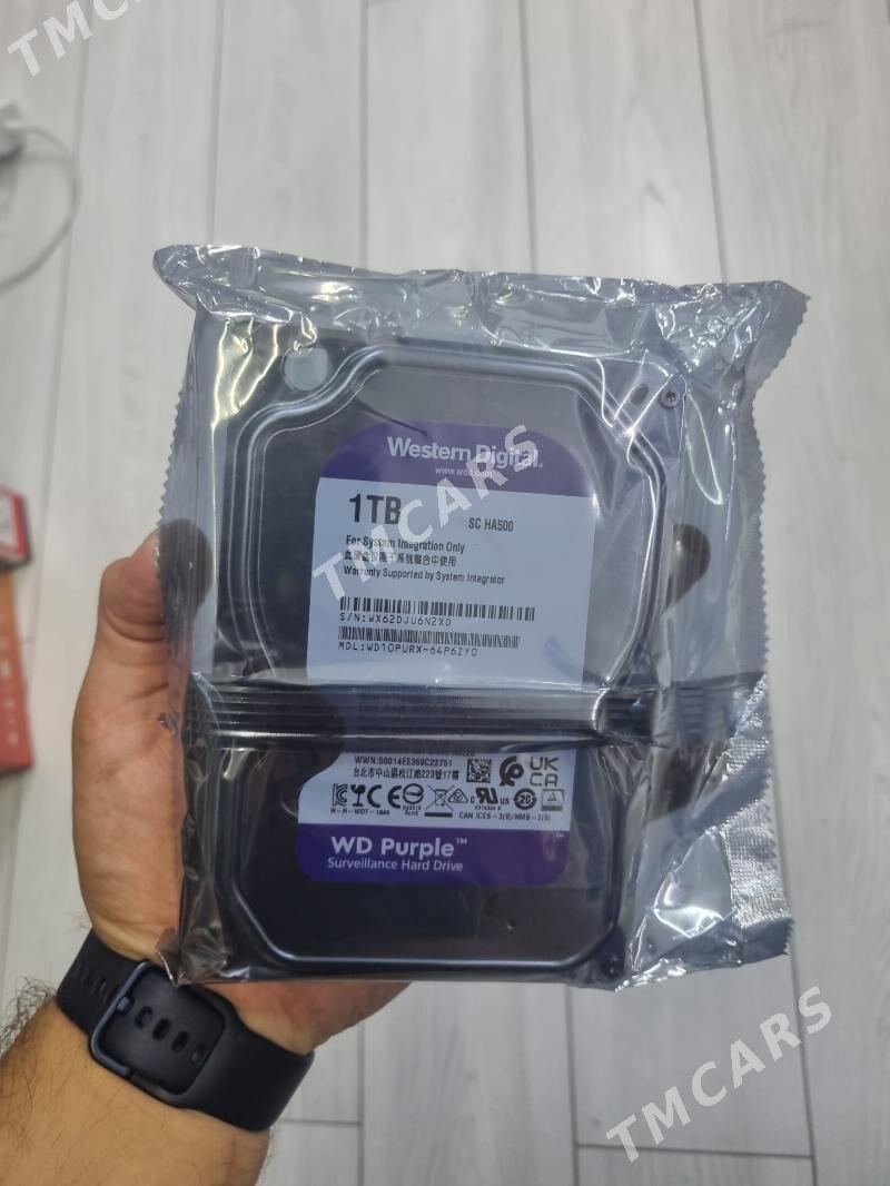 Zhoski disk 1 TB  WD PURPLE - Ашхабад - img 1