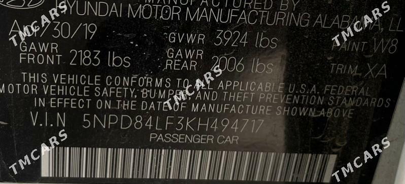 Hyundai Elantra 2019 - 220 000 TMT - Aşgabat - img 4