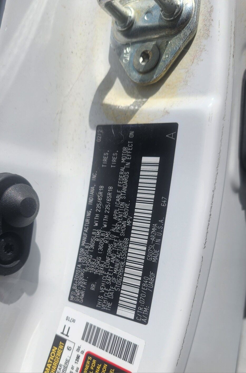Toyota Highlander 2020 - 610 000 TMT - Mary - img 3