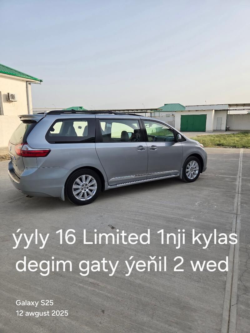 Toyota Sienna 2016 - 450 000 TMT - Гуртли - img 7