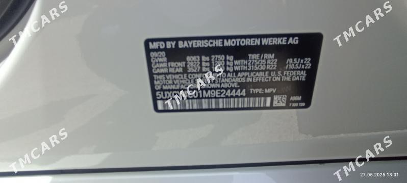 BMW X6 M 2021 - 1 100 000 TMT - Çoganly - img 2