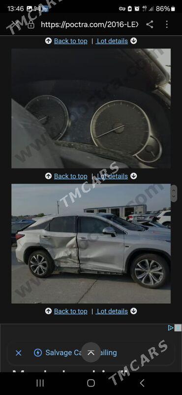 Lexus RX 350 2016 - 432 900 TMT - 14 этап - Элитки (Улица Совхозная) - img 5