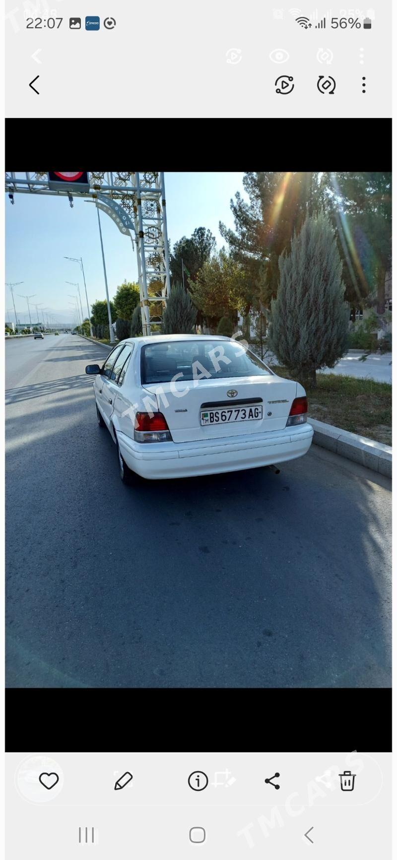 Toyota Tercel 1999 - 114 000 TMT - Ашхабад - img 4