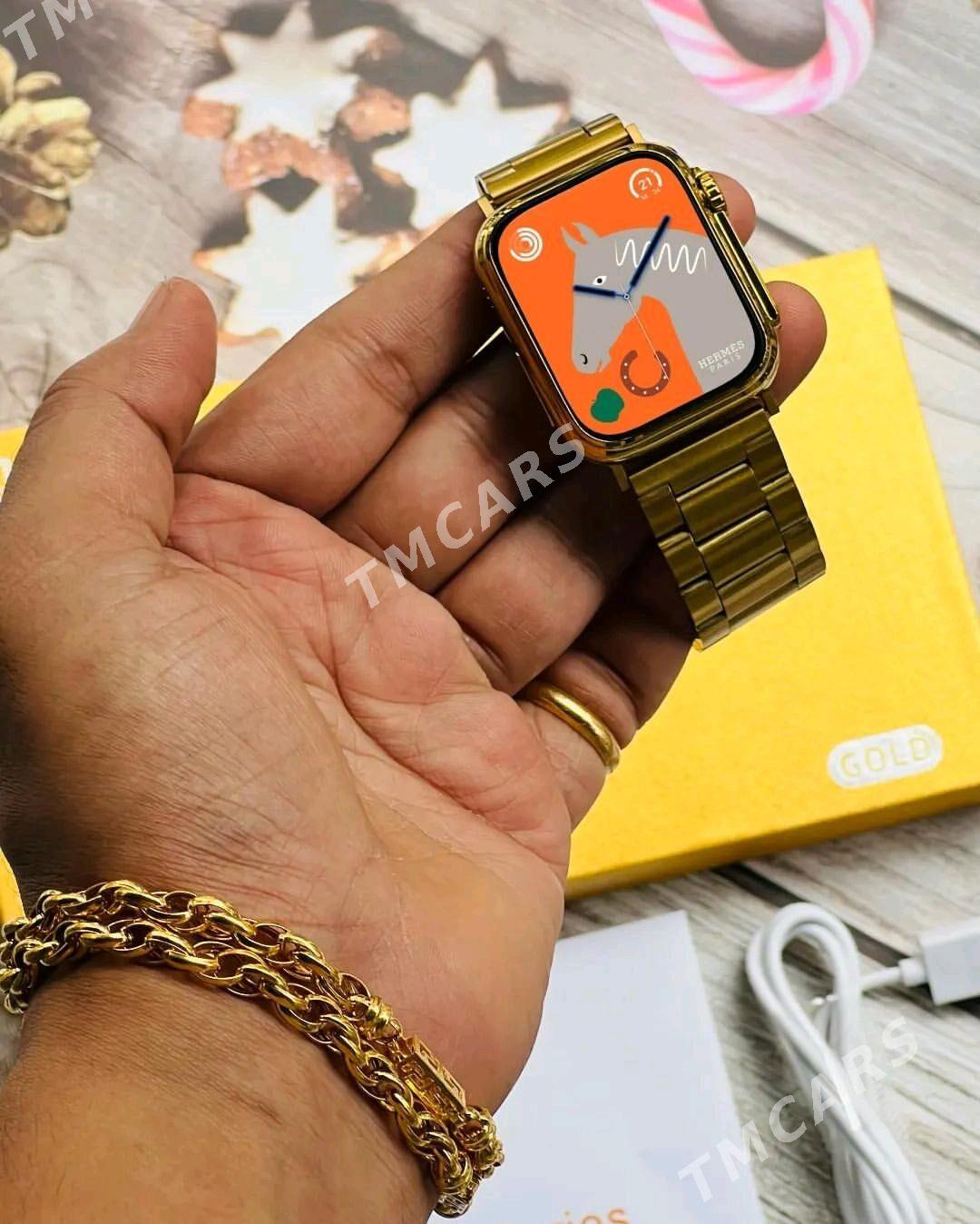 Smart watch ultra gold edition - Aşgabat - img 3