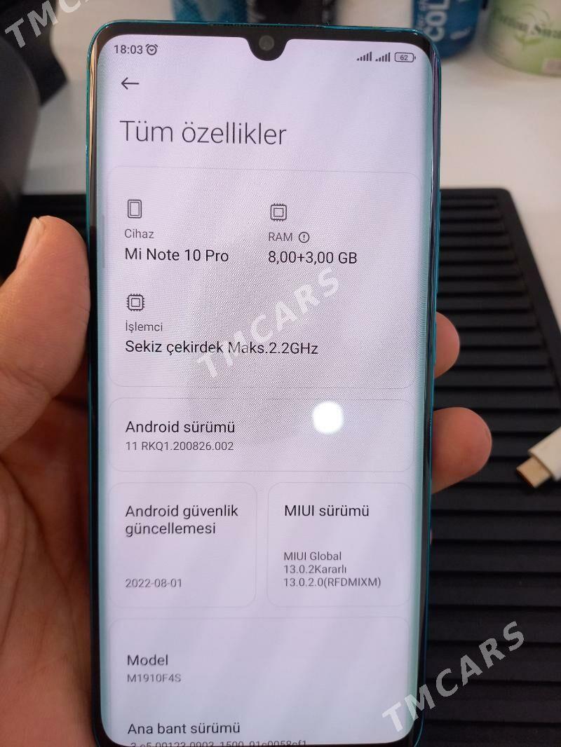 Mİ NOTE 10 PRO 8/256 - Туркменбаши - img 5