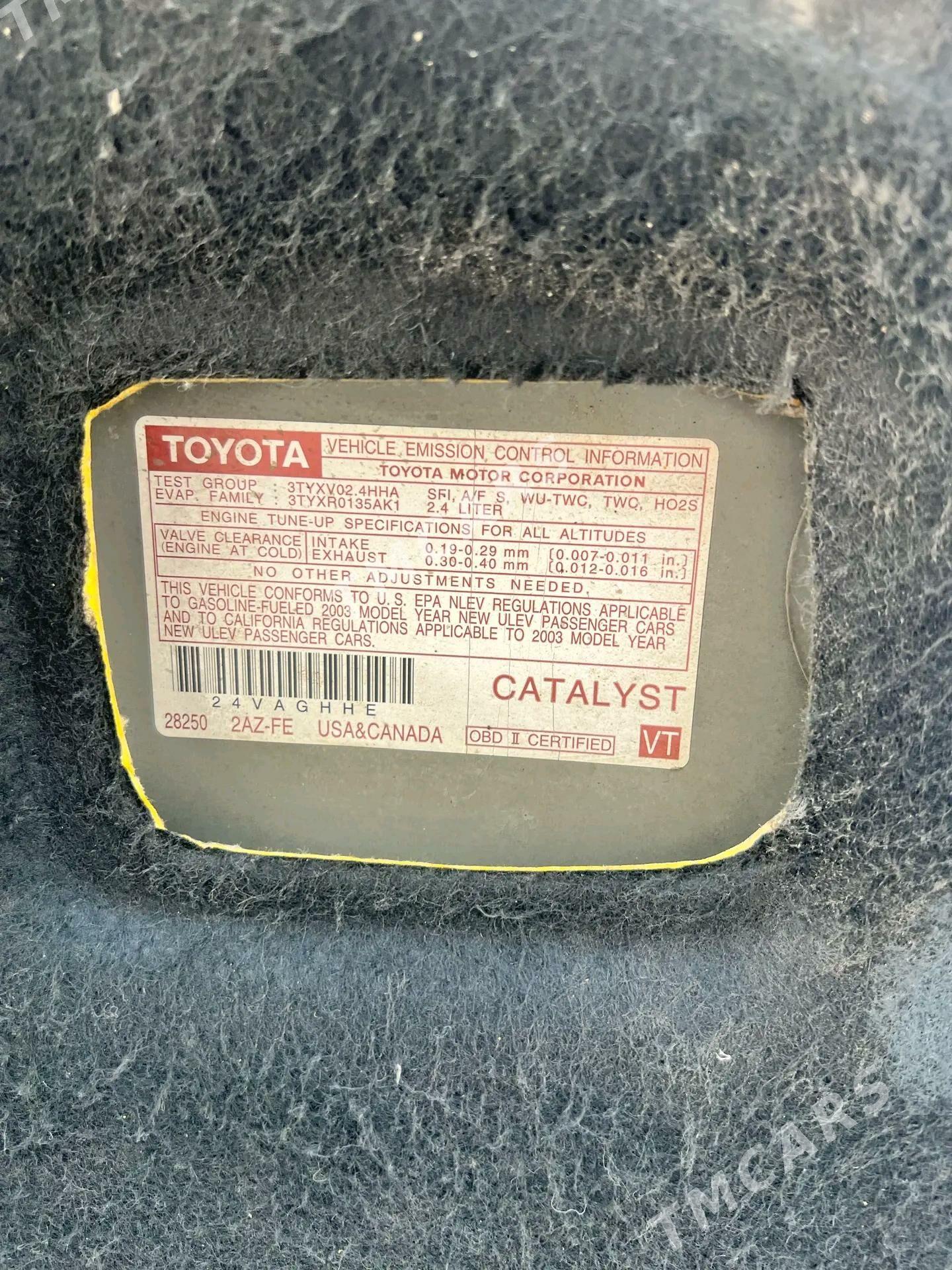Toyota Camry 2003 - 165 000 TMT - Aşgabat - img 8