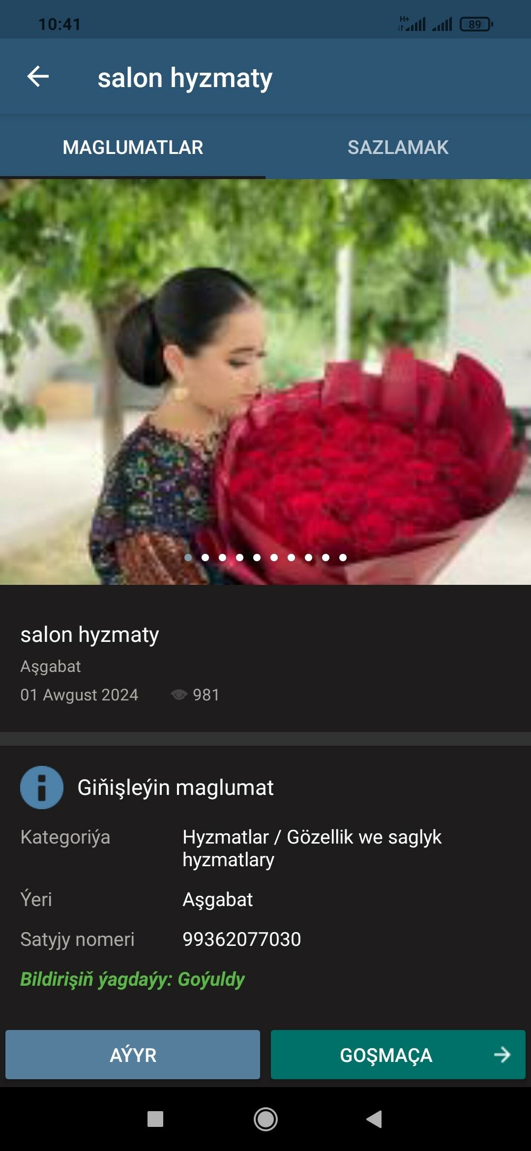 salon hyzmaty Saç makiyaź kirp - Ашхабад - img 5