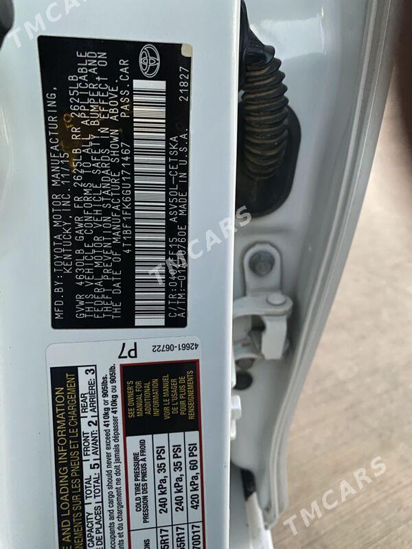 Toyota Camry 2015 - 263 000 TMT - Ашхабад - img 7