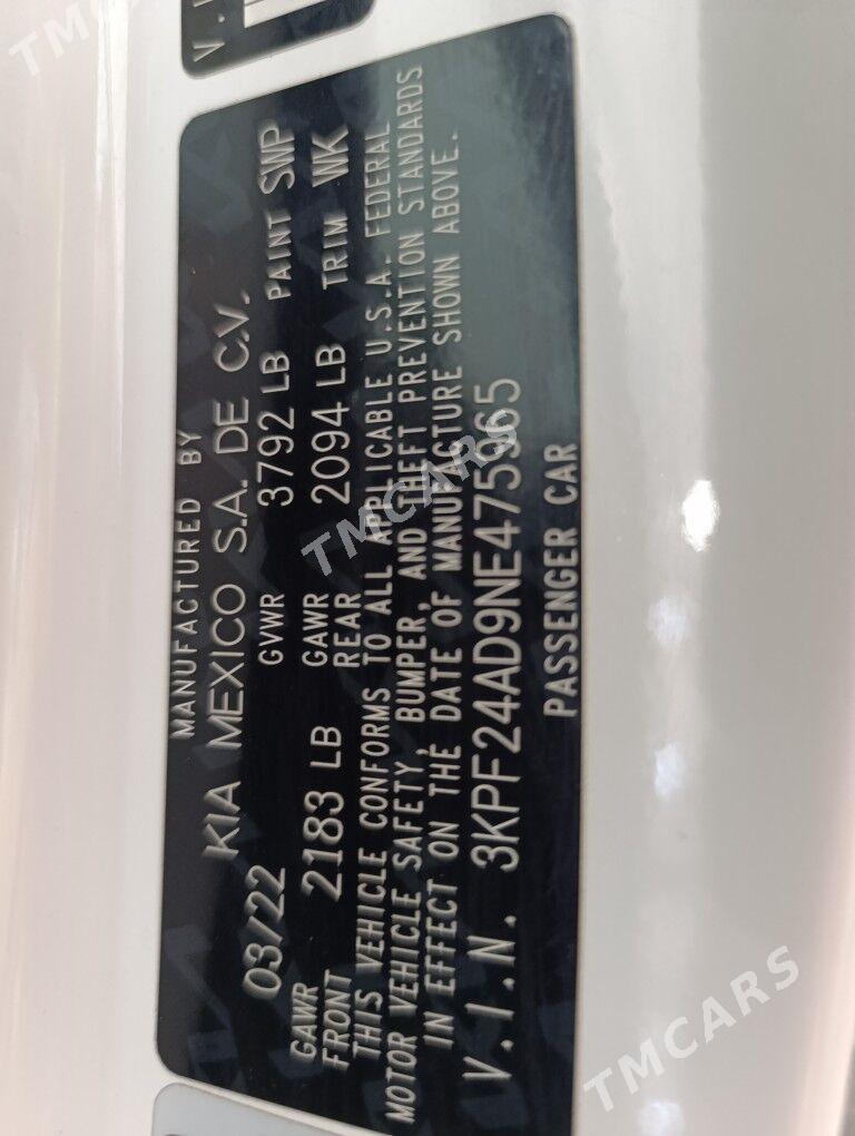 Kia Forte 2022 - 235 000 TMT - Чоганлы - img 2