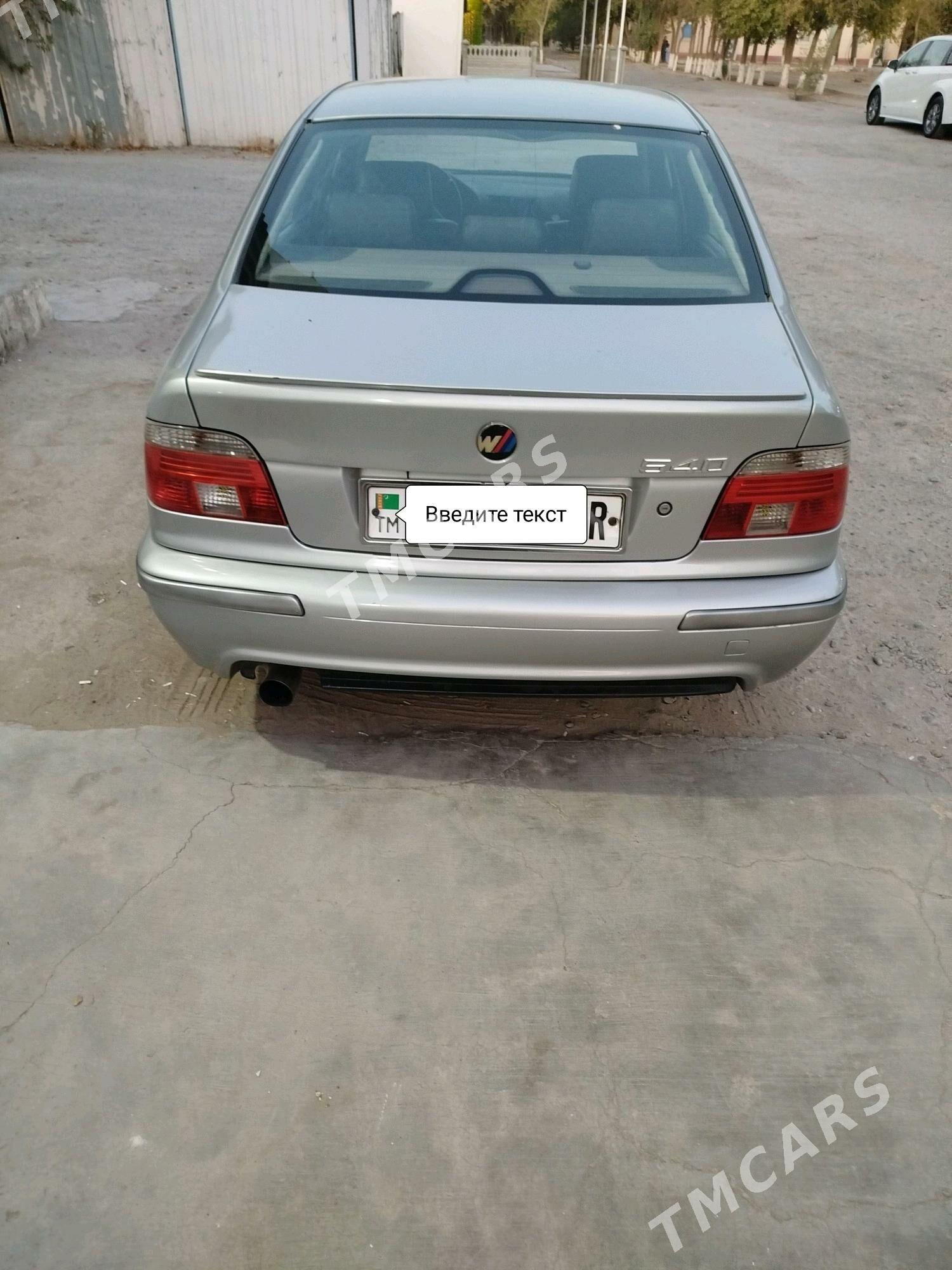 BMW 540 1999 - 110 000 TMT - Мары - img 4