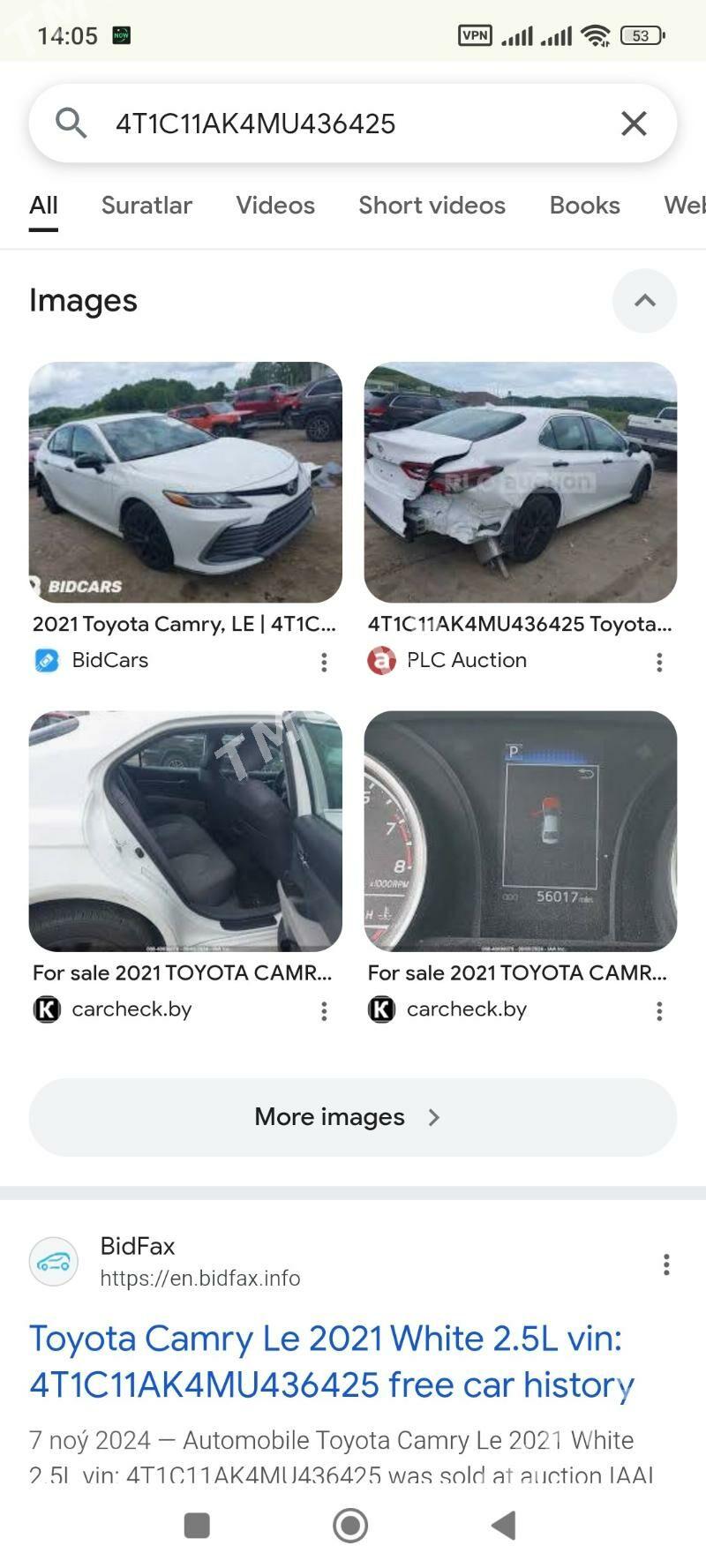 Toyota Camry 2021 - 351 000 TMT - Туркменабат - img 10