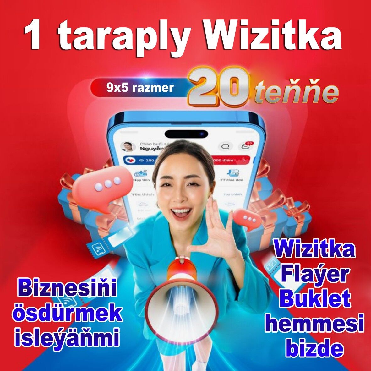 Amatly wizitka, flayer, buklet - Aşgabat - img 4