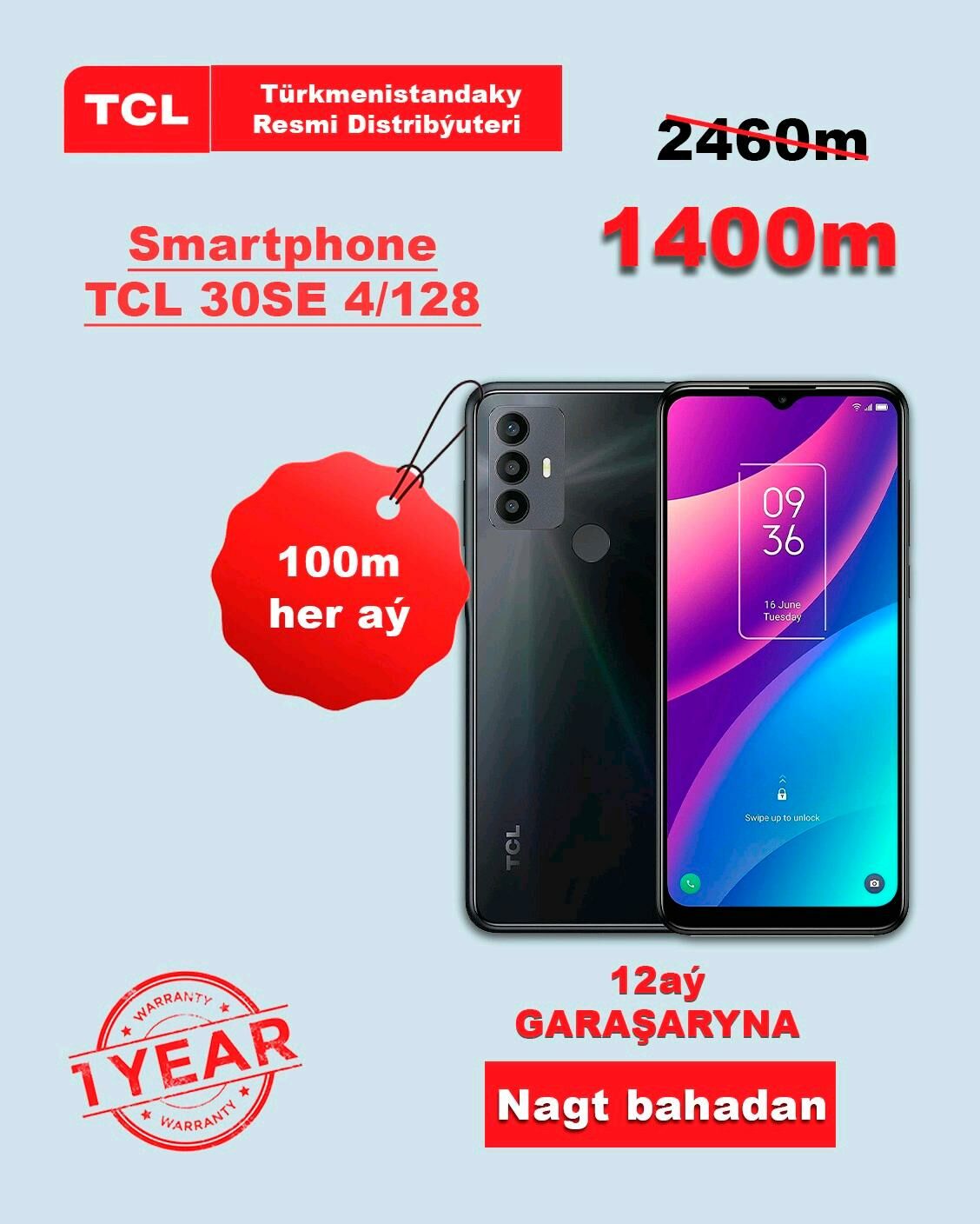 TCL 30 SE 4/128 Smartphone - Aşgabat - img 4