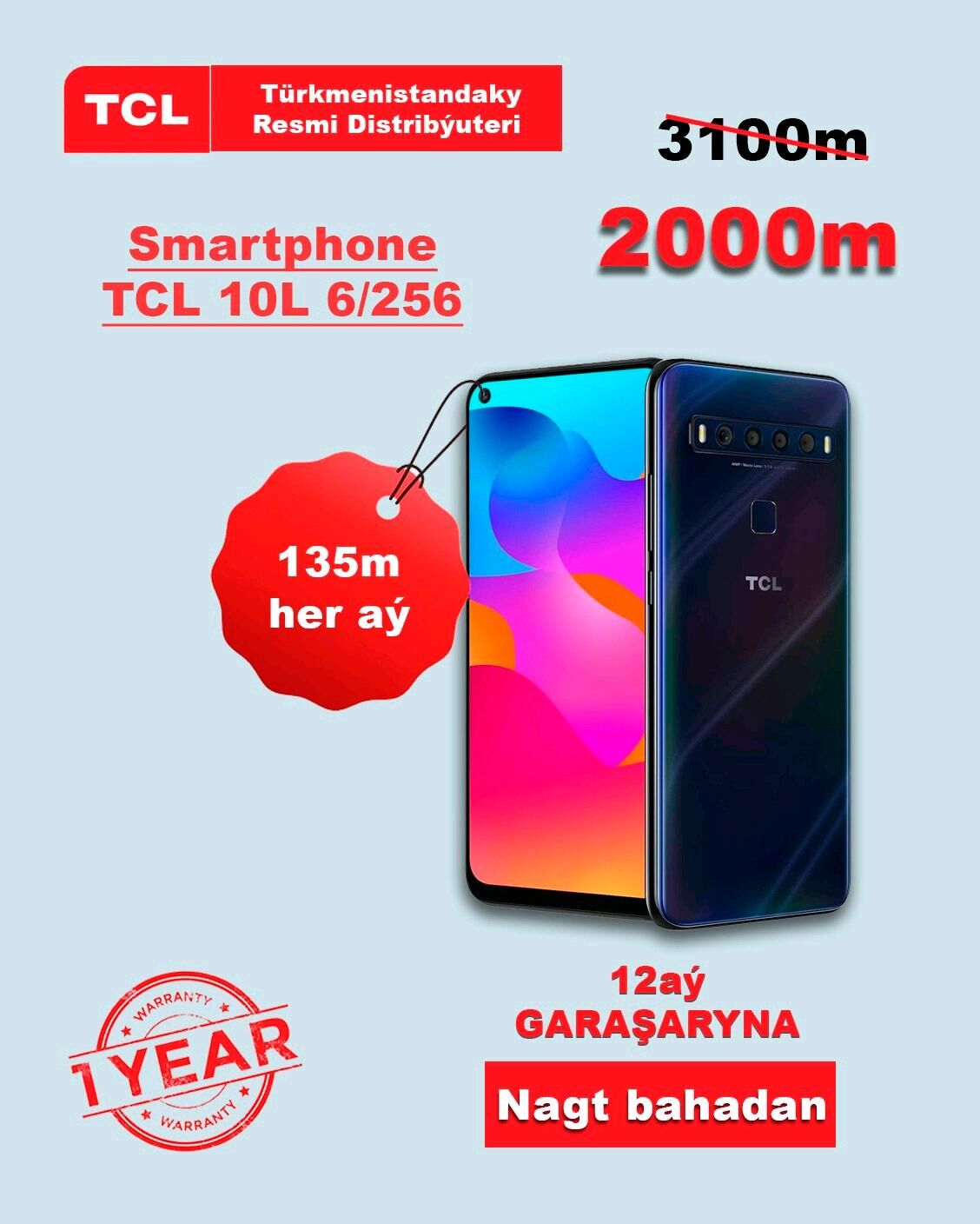 TCL 10L 6/256 Smartphone - Aşgabat - img 3