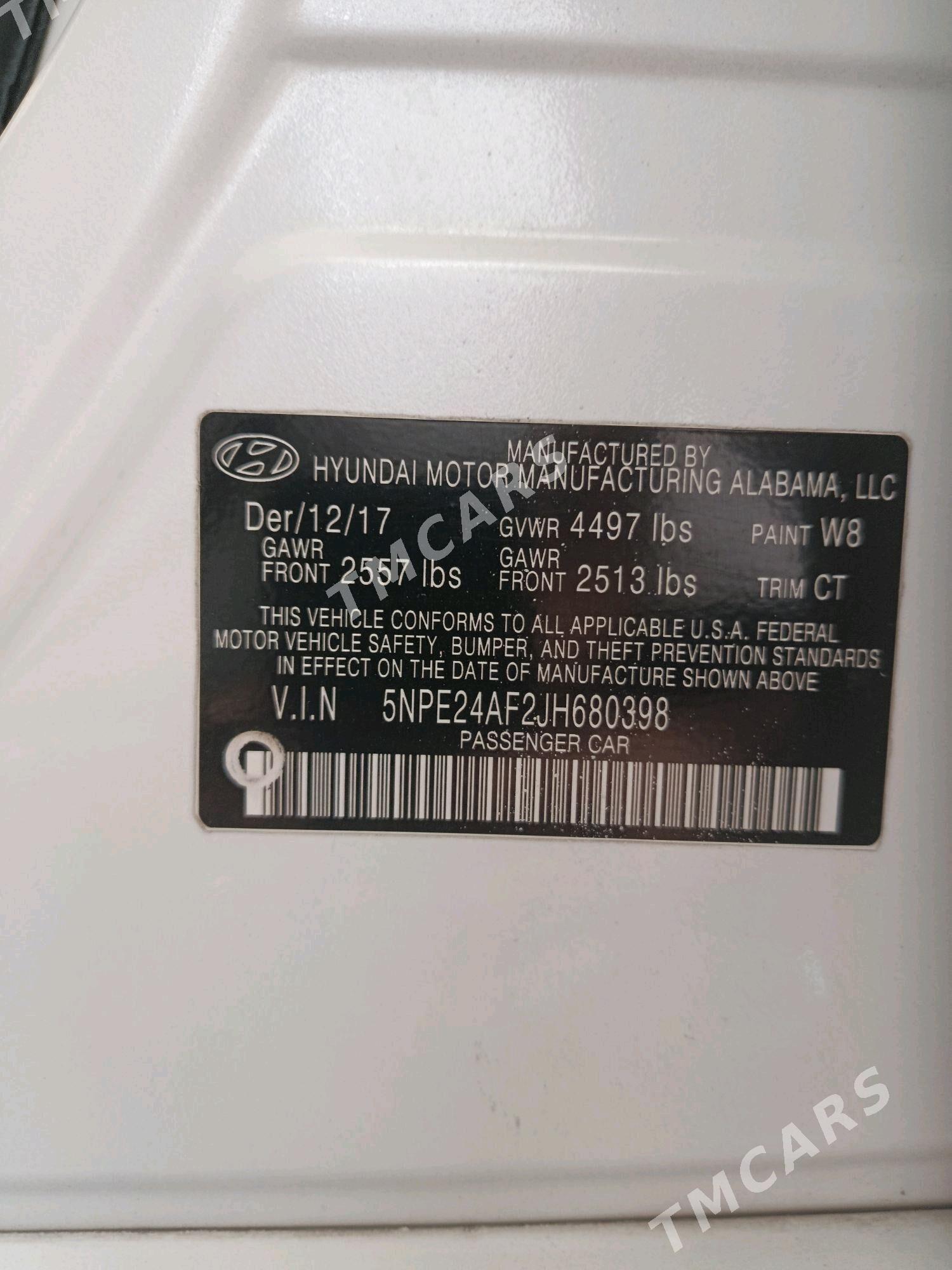 Hyundai Sonata 2018 - 190 000 TMT - Çoganly - img 6