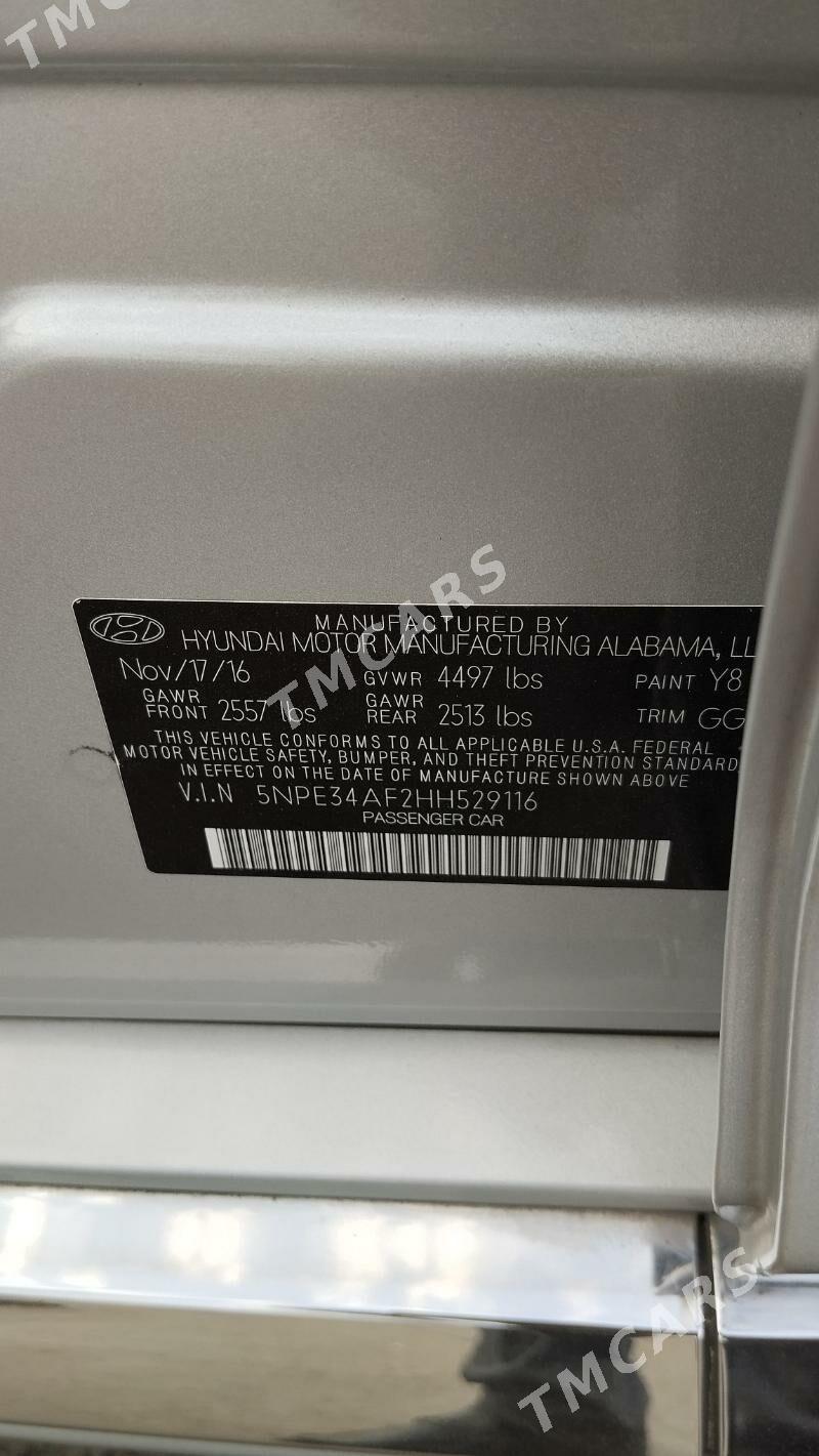 Hyundai Sonata 2016 - 184 000 TMT - Aşgabat - img 10